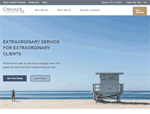 Tablet Screenshot of carlylefinancial.com
